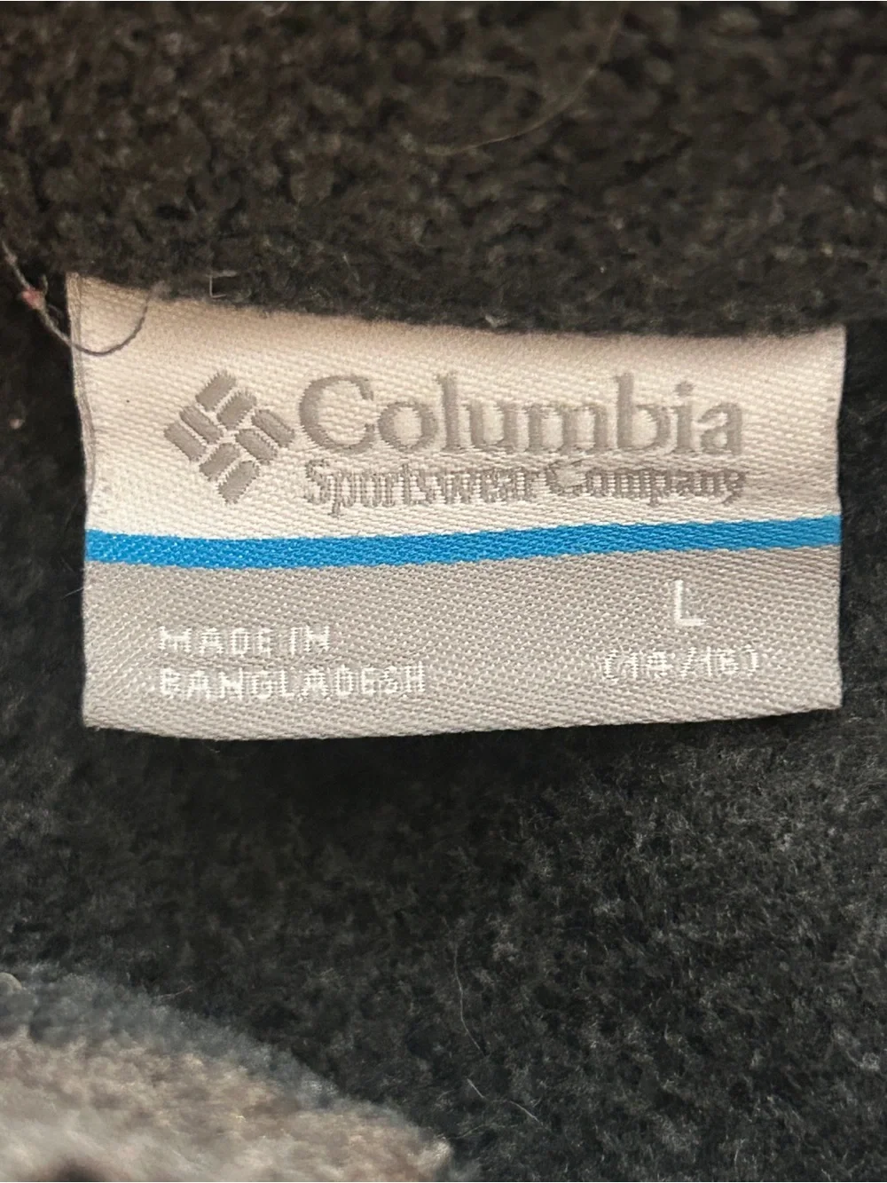 Columbia Steens Mountain Fleece Jacket Youth Large 14/16 Charcoal Gray Zip